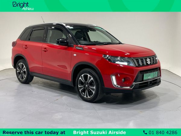 Suzuki Vitara SUV, Petrol Hybrid, 2023, Red