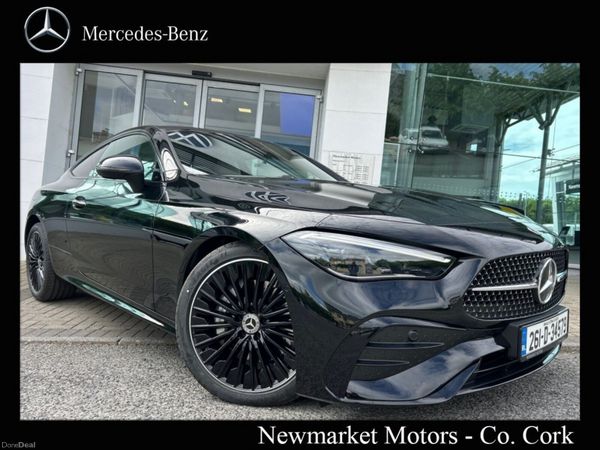 Mercedes-Benz CLE Coupe, Diesel Hybrid, 2026, Black
