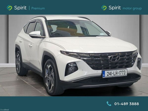 Hyundai Tucson SUV, Petrol Hybrid, 2024, White