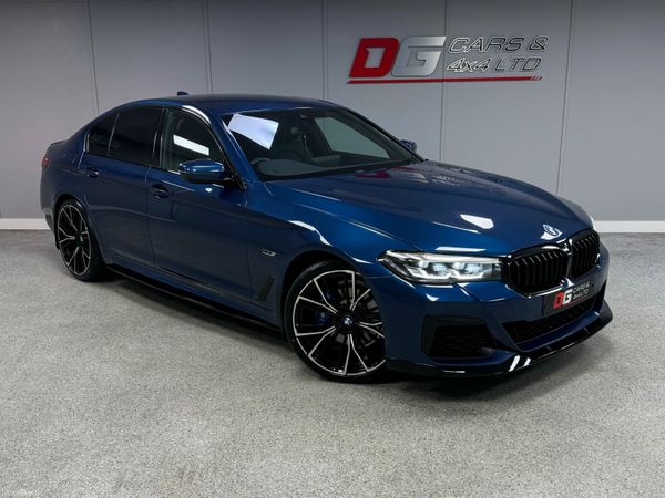 BMW 5-Series Saloon, Petrol Plug-in Hybrid, 2022, Blue