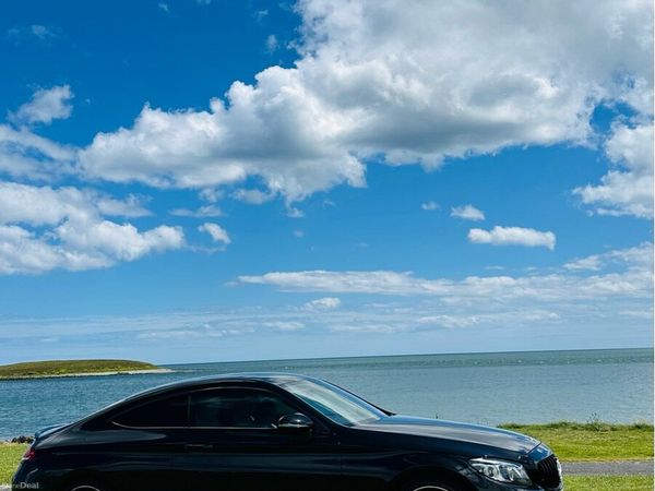 Mercedes-Benz C-Class Coupe, Petrol, 2019, Black