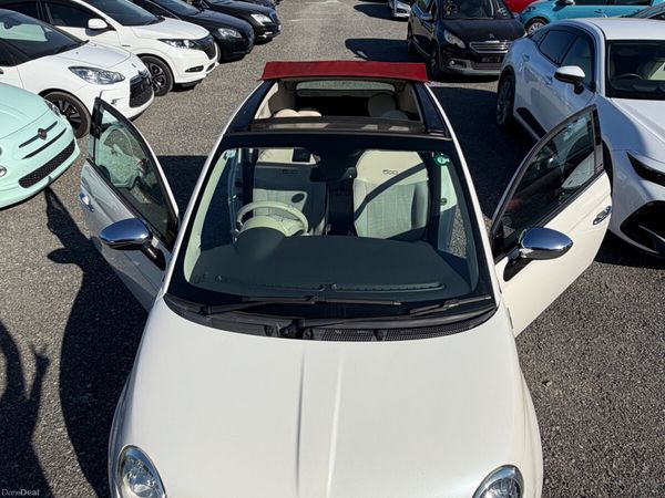 Fiat 500 Hatchback, Petrol, 2015, White