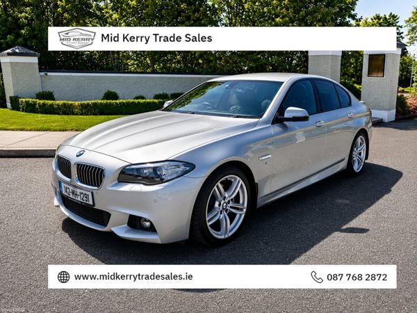 BMW 5-Series Saloon, Diesel, 2014, Silver