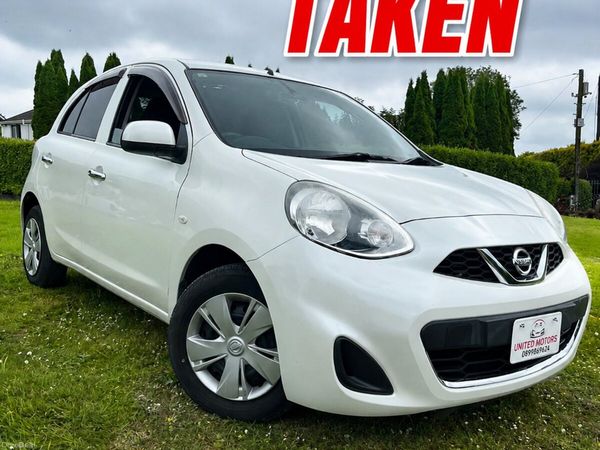 Nissan March Hatchback, Petrol, 2017, White