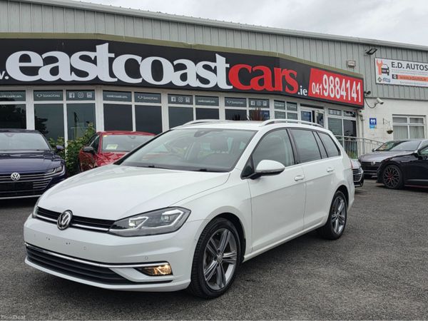Volkswagen Golf Estate, Diesel, 2019, White
