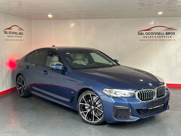 BMW 5-Series Saloon, Diesel, 2021, Blue
