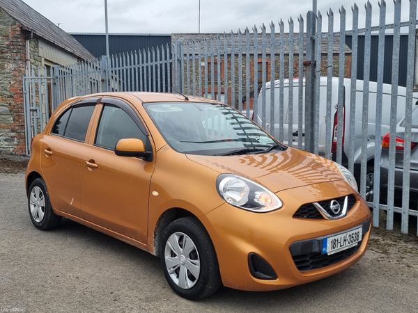Nissan March Hatchback, Petrol, 2018, Orange