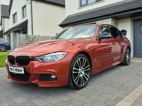 BMW 3-Series Saloon, Petrol Plug-in Hybrid, 2018, Orange