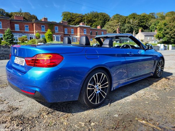 BMW 4-Series Convertible, Diesel, 2015, Blue