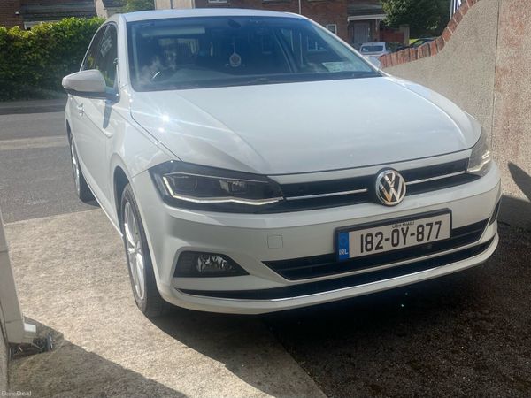 Volkswagen Polo Hatchback, Petrol, 2018, White