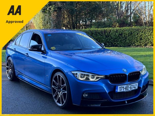 BMW 3-Series Saloon, Petrol Plug-in Hybrid, 2017, Blue