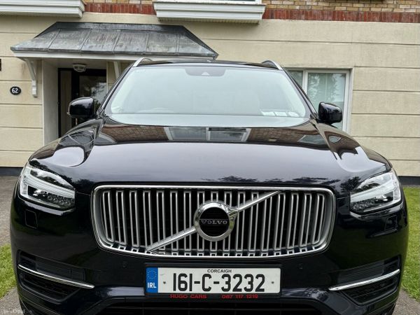 Volvo XC90 SUV, Petrol Plug-in Hybrid, 2016, Blue