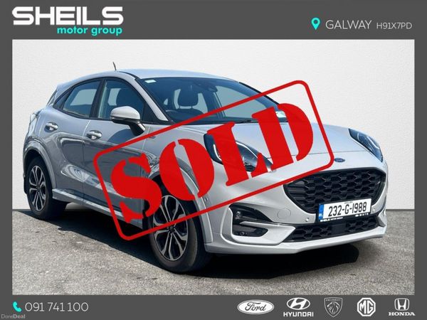 Ford Puma MPV, Petrol Hybrid, 2023, Grey