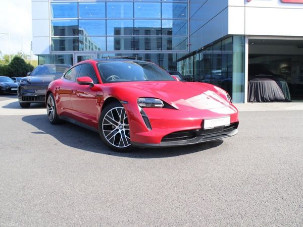 Porsche Taycan Saloon, Electric, 2022, Red