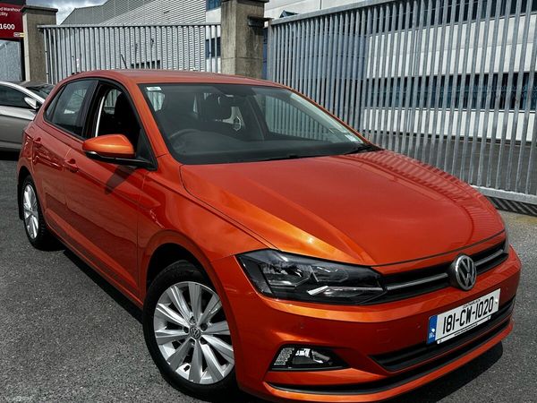 Volkswagen Polo Hatchback, Petrol, 2018, Orange