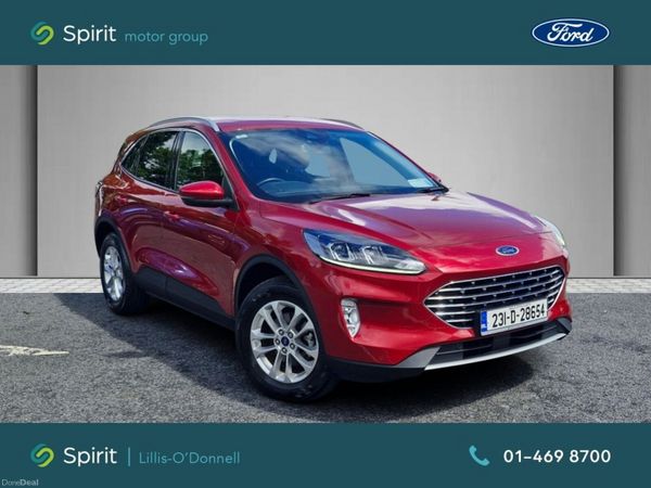 Ford Kuga SUV, Petrol Plug-in Hybrid, 2023, Red
