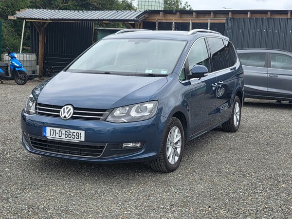 Volkswagen Sharan MPV, Petrol, 2017, Blue