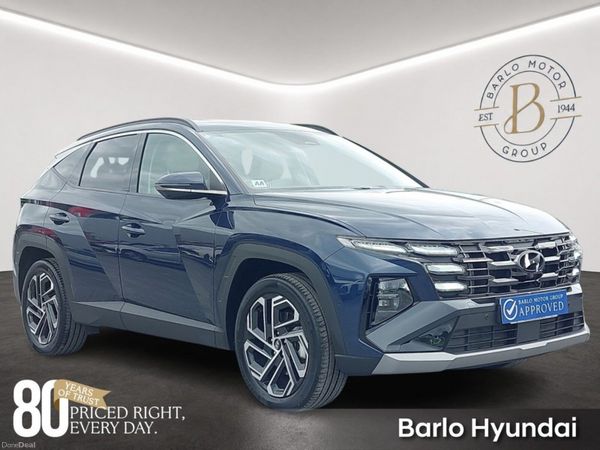 Hyundai Tucson SUV, Petrol Hybrid, 2024, Blue