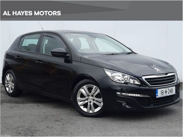 Peugeot 308 Hatchback, Diesel, 2016, Black