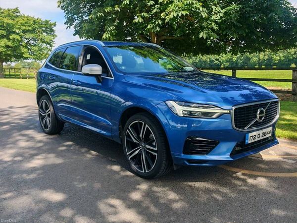 Volvo XC60 SUV, Petrol Plug-in Hybrid, 2017, Blue