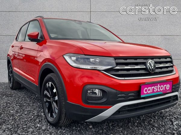 Volkswagen T-Cross SUV, Petrol, 2021, Red