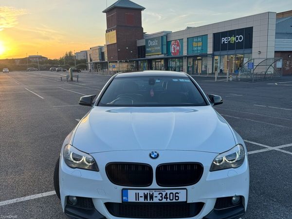BMW 5-Series Saloon, Diesel, 2011, White