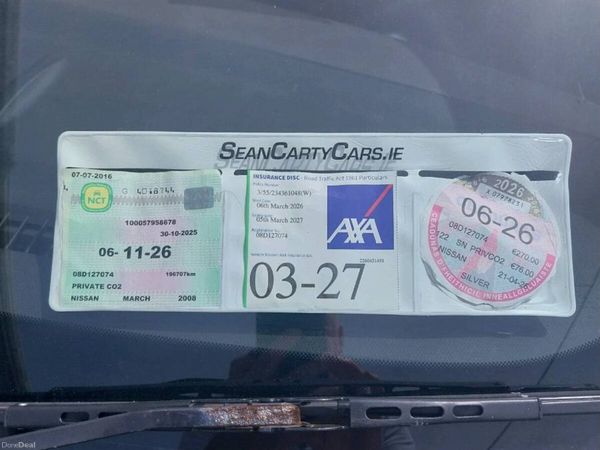 Nissan March Hatchback, Petrol, 2008, Silver