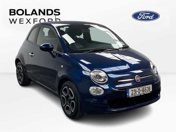 Fiat 500 Hatchback, Petrol, 2023, Blue