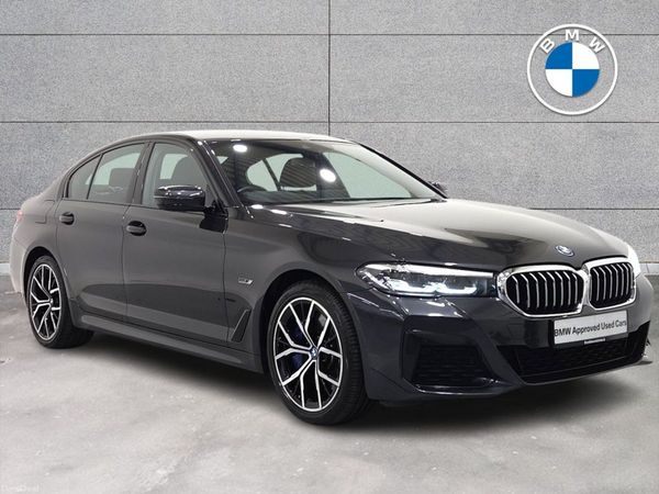BMW 5-Series Saloon, Petrol Plug-in Hybrid, 2022, Grey