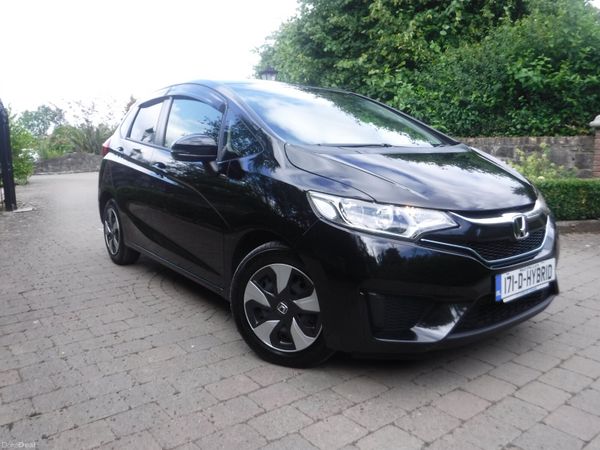 Honda Fit Hatchback, Petrol Hybrid, 2017, Black