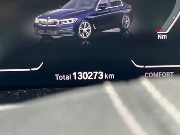 BMW 5-Series Saloon, Diesel, 2019, Blue
