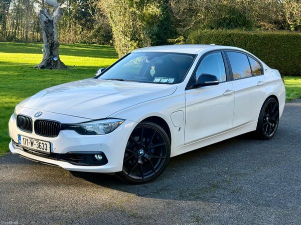 BMW 3-Series Saloon, Petrol Plug-in Hybrid, 2017, White