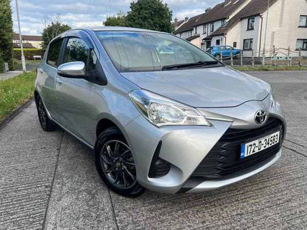 Toyota Vitz Hatchback, Petrol, 2017, Silver