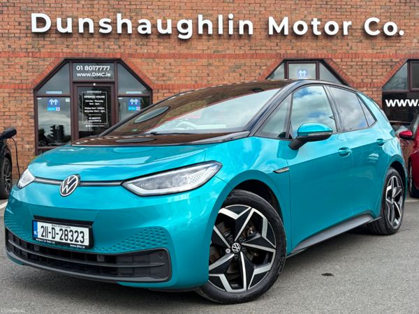 Volkswagen ID.3 Hatchback, Electric, 2021, Green