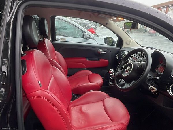 Fiat 500 Hatchback, Petrol, 2008, Black