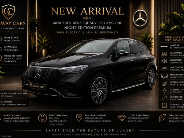 Mercedes-Benz EQE SUV, Electric, 2025, Black