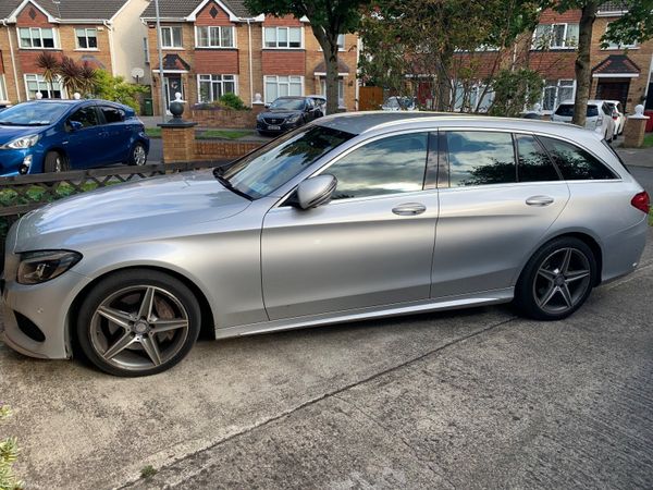 Mercedes-Benz C-Class Estate, Diesel Hybrid, 2016, Silver