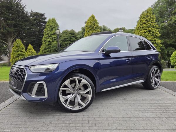 Audi Q5 SUV, Petrol Plug-in Hybrid, 2021, Blue