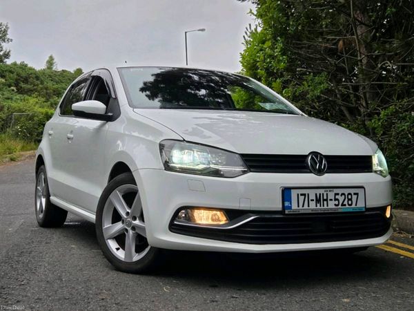 Volkswagen Polo Hatchback, Petrol, 2017, White