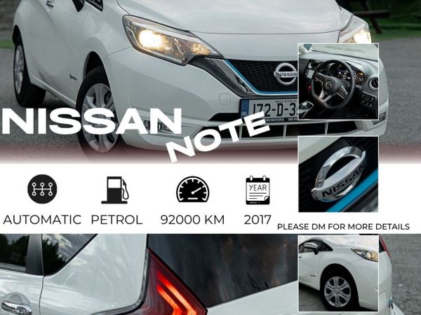 Nissan Note MPV, Petrol Hybrid, 2017, White