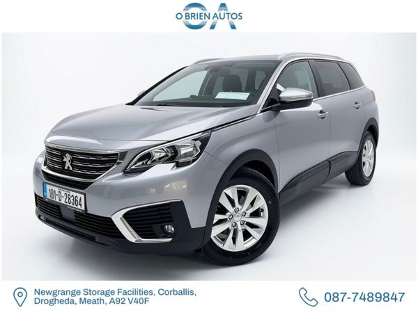 Peugeot 5008 MPV, Diesel, 2018, Grey