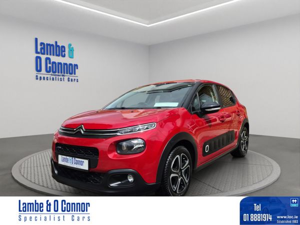 Citroen C3 Hatchback, Petrol, 2017, Red