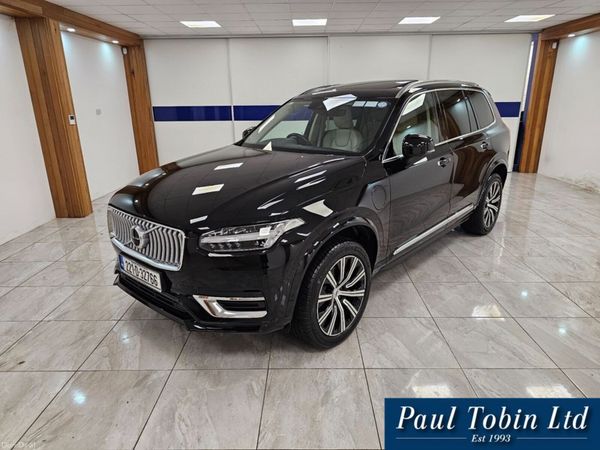 Volvo XC90 Estate, Petrol Plug-in Hybrid, 2022, Black