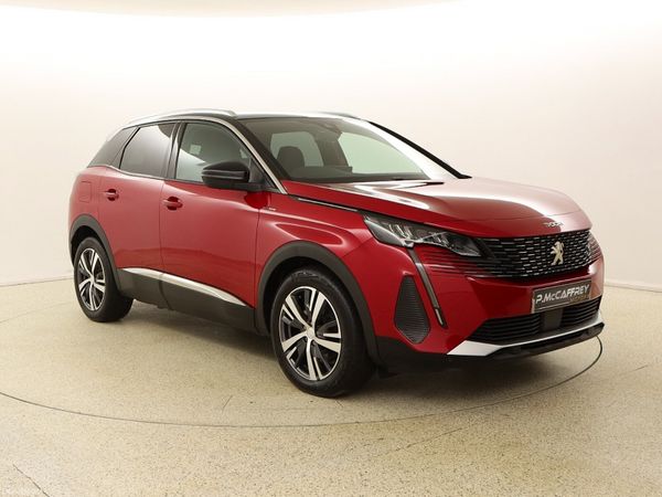 Peugeot 3008 SUV, Petrol Hybrid, 2023, Red