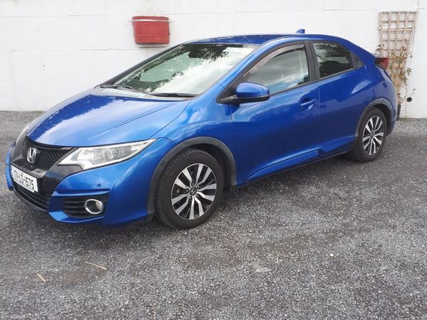 Honda Civic Hatchback, Diesel, 2017, Blue