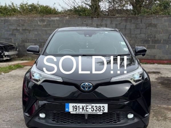 Toyota C-HR Hatchback, Petrol Hybrid, 2019, Black