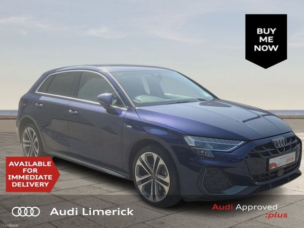 Audi A3 Hatchback, Petrol Plug-in Hybrid, 2025, Blue