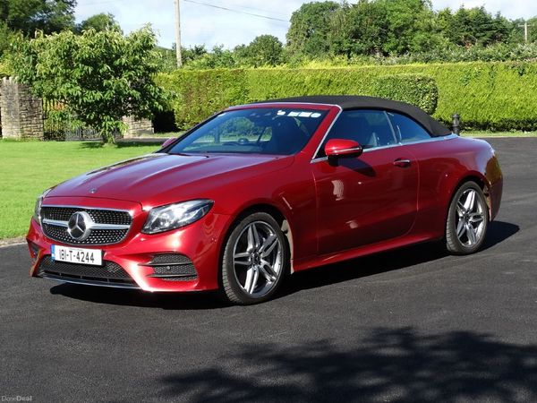 Mercedes-Benz E-Class Convertible, Diesel, 2018, Red