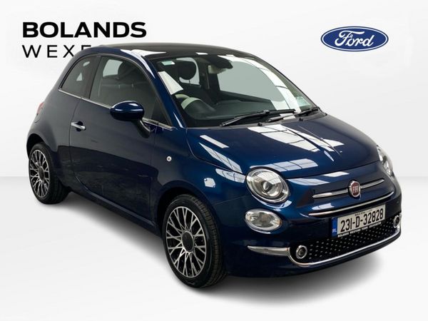 Fiat 500 Hatchback, Petrol, 2023, Blue