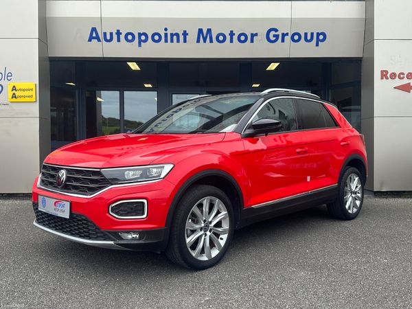 Volkswagen T-Roc Hatchback, Diesel, 2021, Red